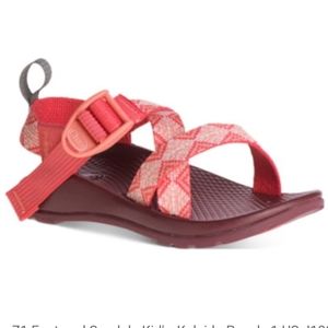 Chaco Z1 Ecotread Sandal Kaleido Peach Sz5